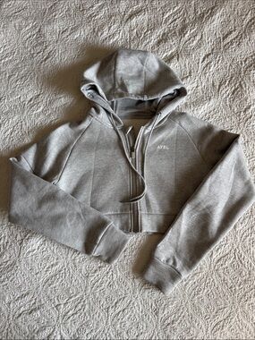 AYBL Cropped Zip Up Hoodie